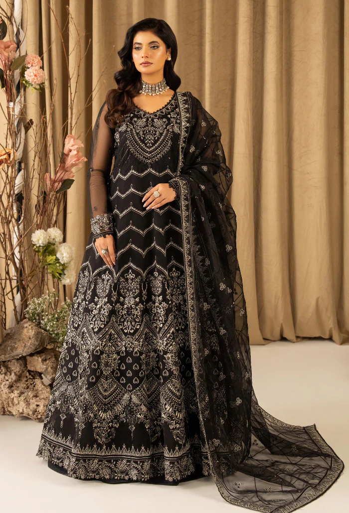 House Of Chiffon By Humdum Unstitched 3 Piece Luxury Formals Suit-D11 - Image 4