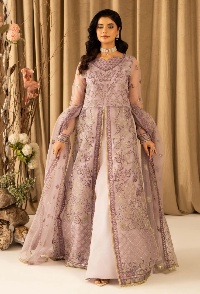 House Of Chiffon By Humdum Unstitched 3 Piece Luxury Formals Suit-D14