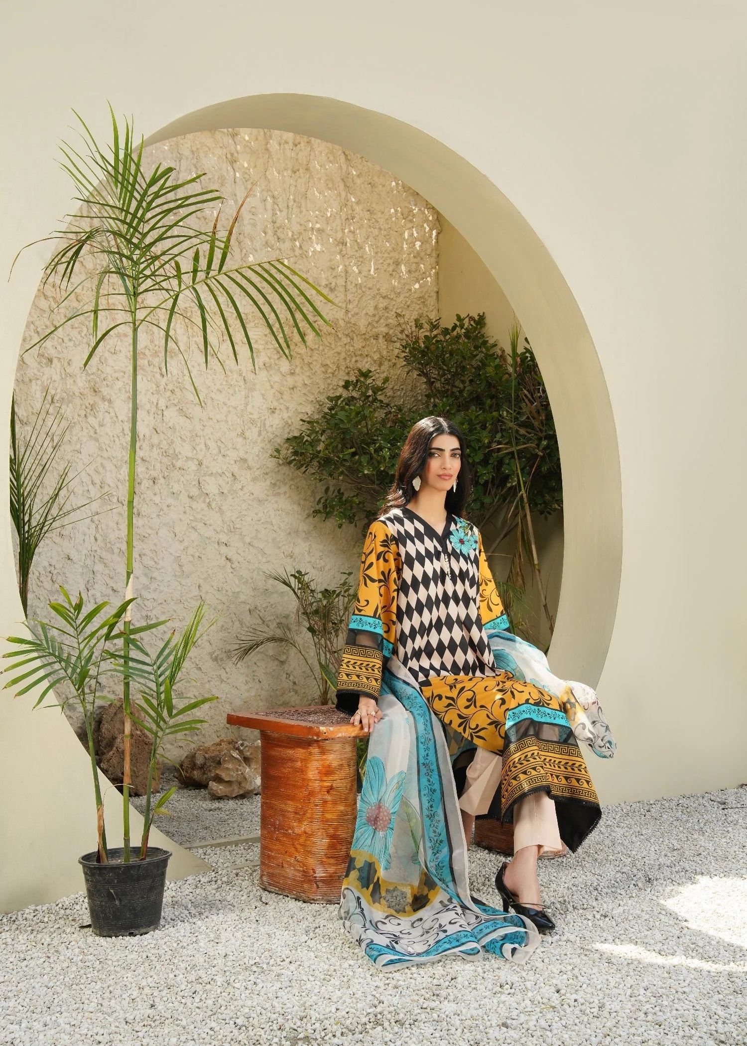 Stitch Vibes Honey Lustre Dress - Image 3
