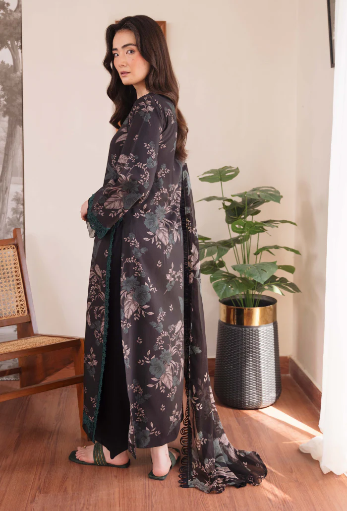 Coco By Humdum Unstitched 3 Piece Viscose Suit-D03 - Image 2