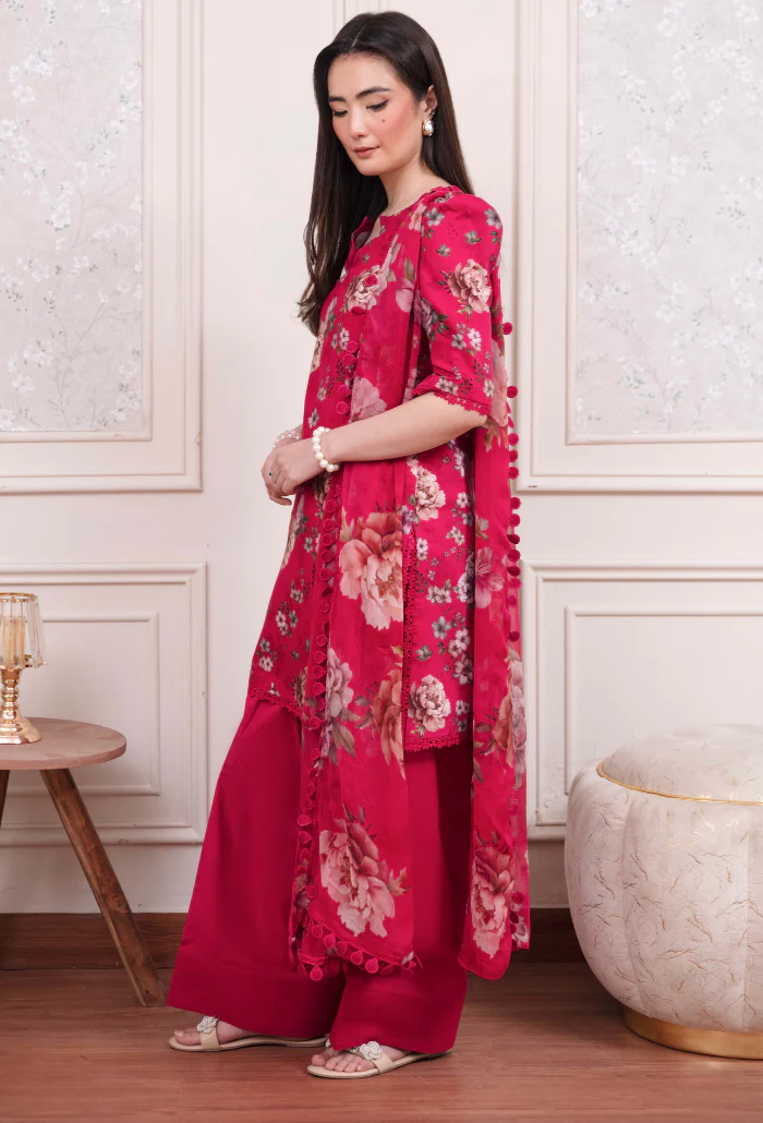 Coco By Humdum Unstitched 3 Piece Viscose Suit-D05 - Image 3