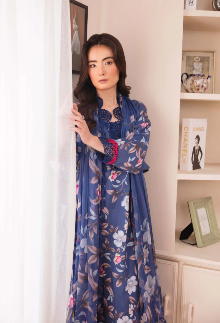 Coco By Humdum Unstitched 3 Piece Viscose Suit-D09 - Image 3