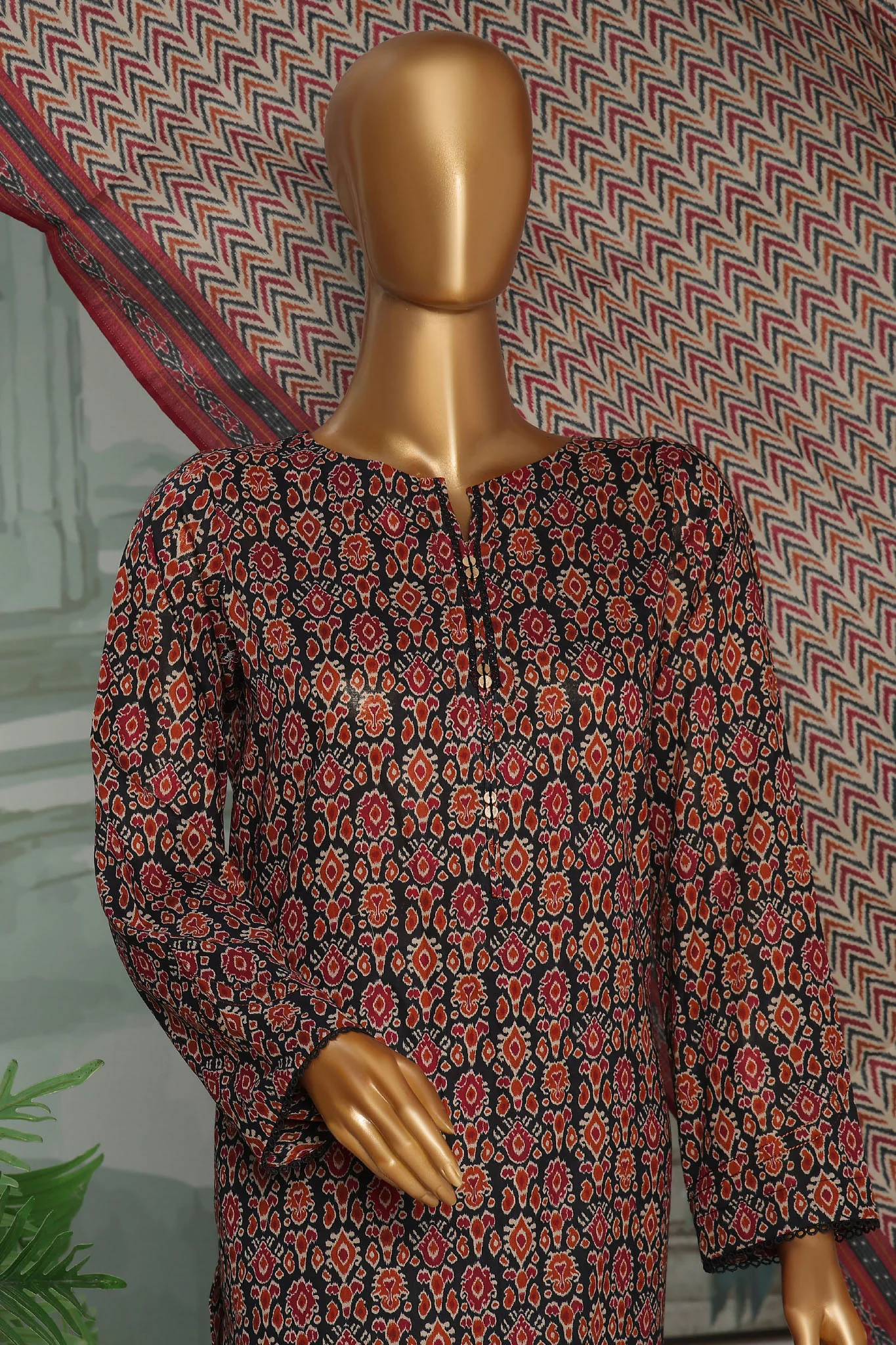 HZ Platinum Unstitched 3 Piece Co Ords Autumn Suit-PCC-225-A - Image 2