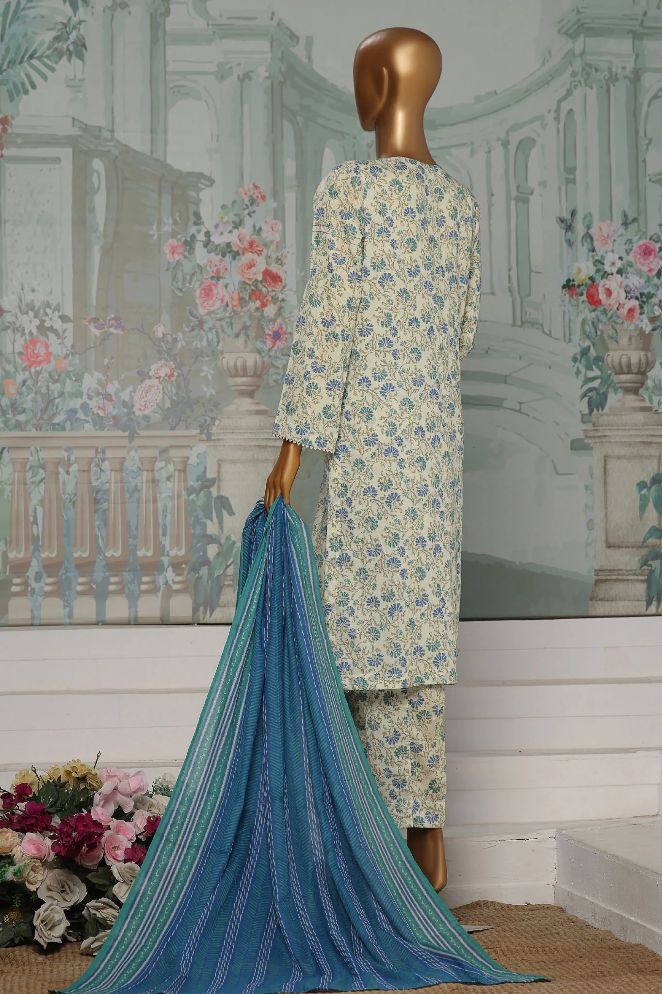 HZ Platinum Unstitched 3 Piece Co Ords Autumn Suit-PCC-227-B - Image 3