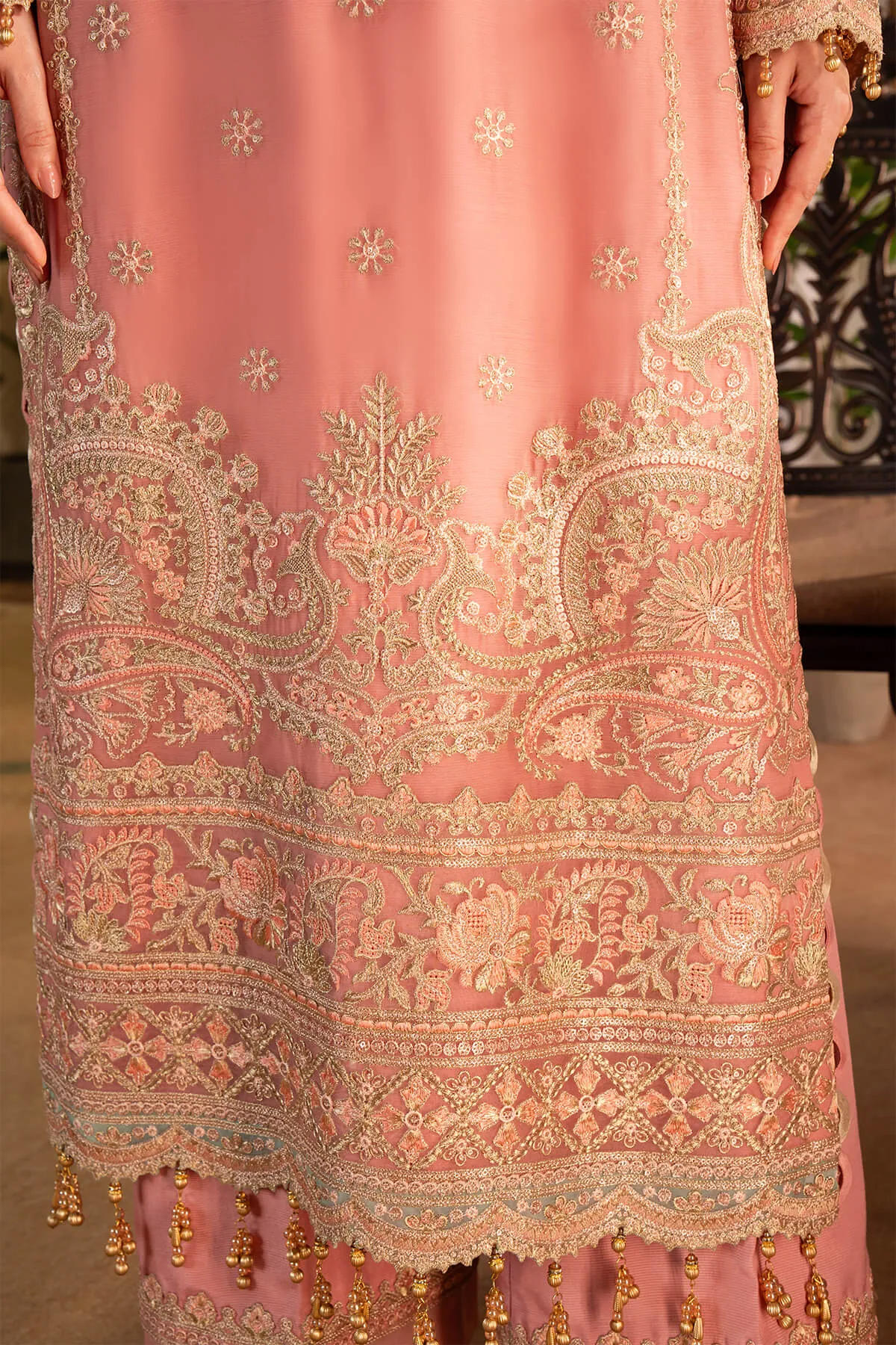 Noor Jahan By Imrozia Unstitched 3 Piece Luxury Chiffon Suit-I-207 Dilkash - Image 5
