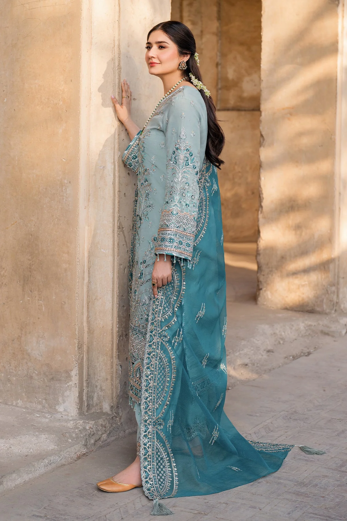 Meeras By Imrozia Serene Unstitched 3 Piece Luxury Formals Suit-I-225 FEROZA - Image 2