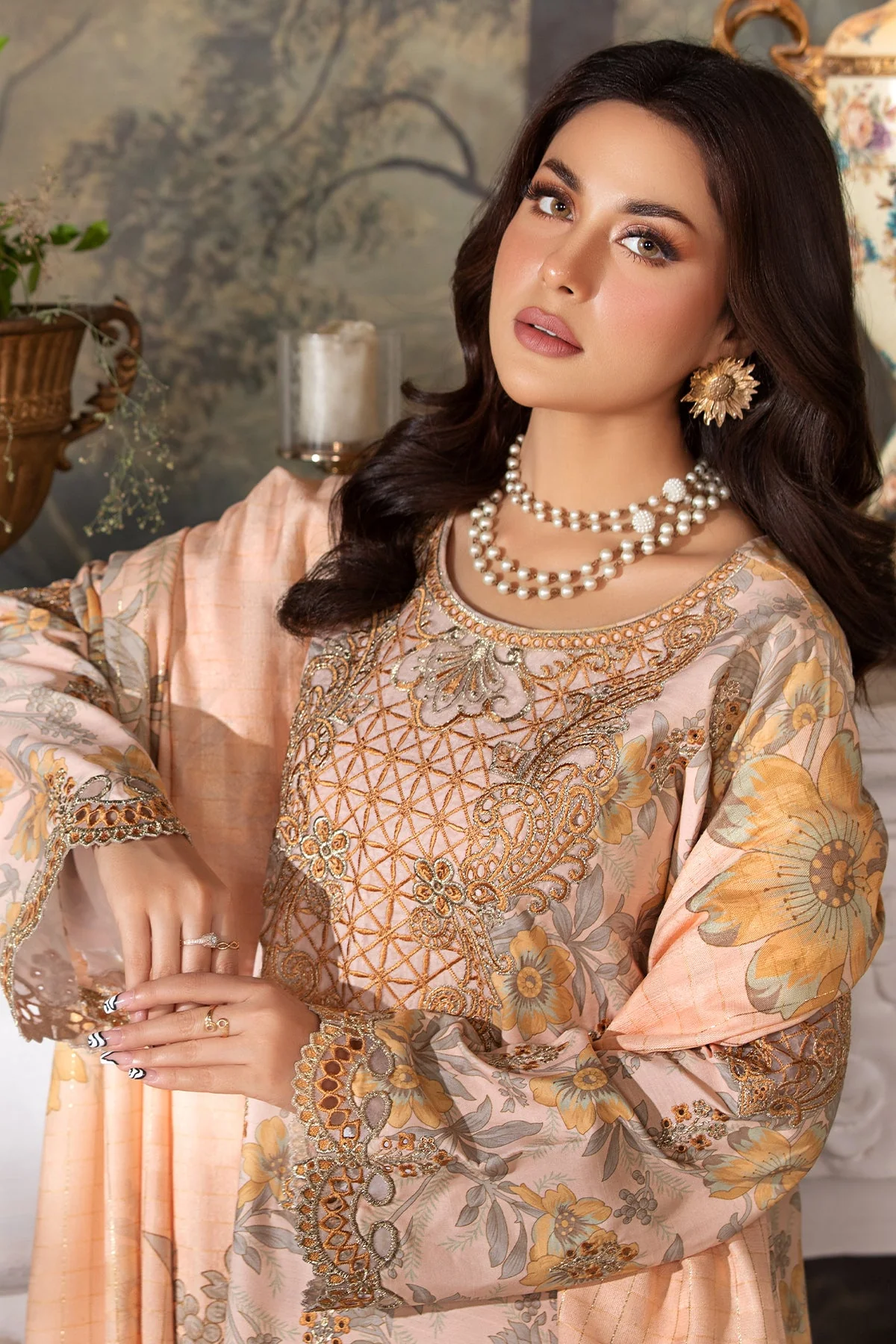 Masakali By Imrozia Stitched 3 Piece Winter Suit-I.P-81 Jara - Image 5