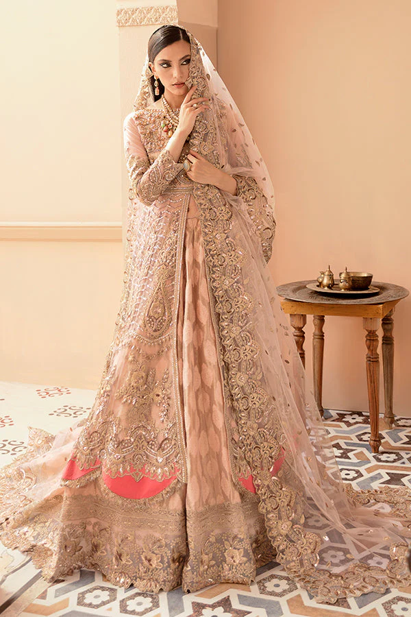 Serene Unstitched 3 Piece Formals Suits-IB-08 Gold Majesty - Image 5