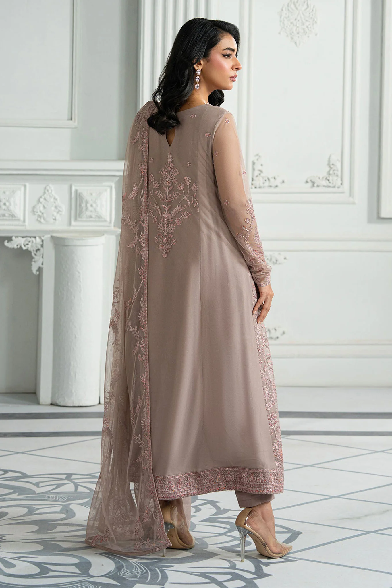 Inara By Zarif Unstitched 3 Piece Formals Suit-ZRI-06-Hayda - Image 4