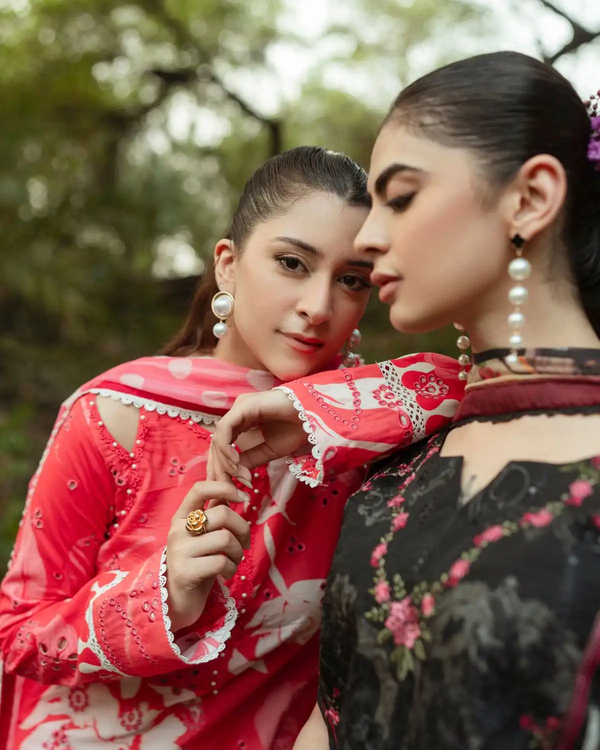 Gul Bahar By Inara Stitched 3 Piece Summer Suit-IXORA DR-11 - Image 4