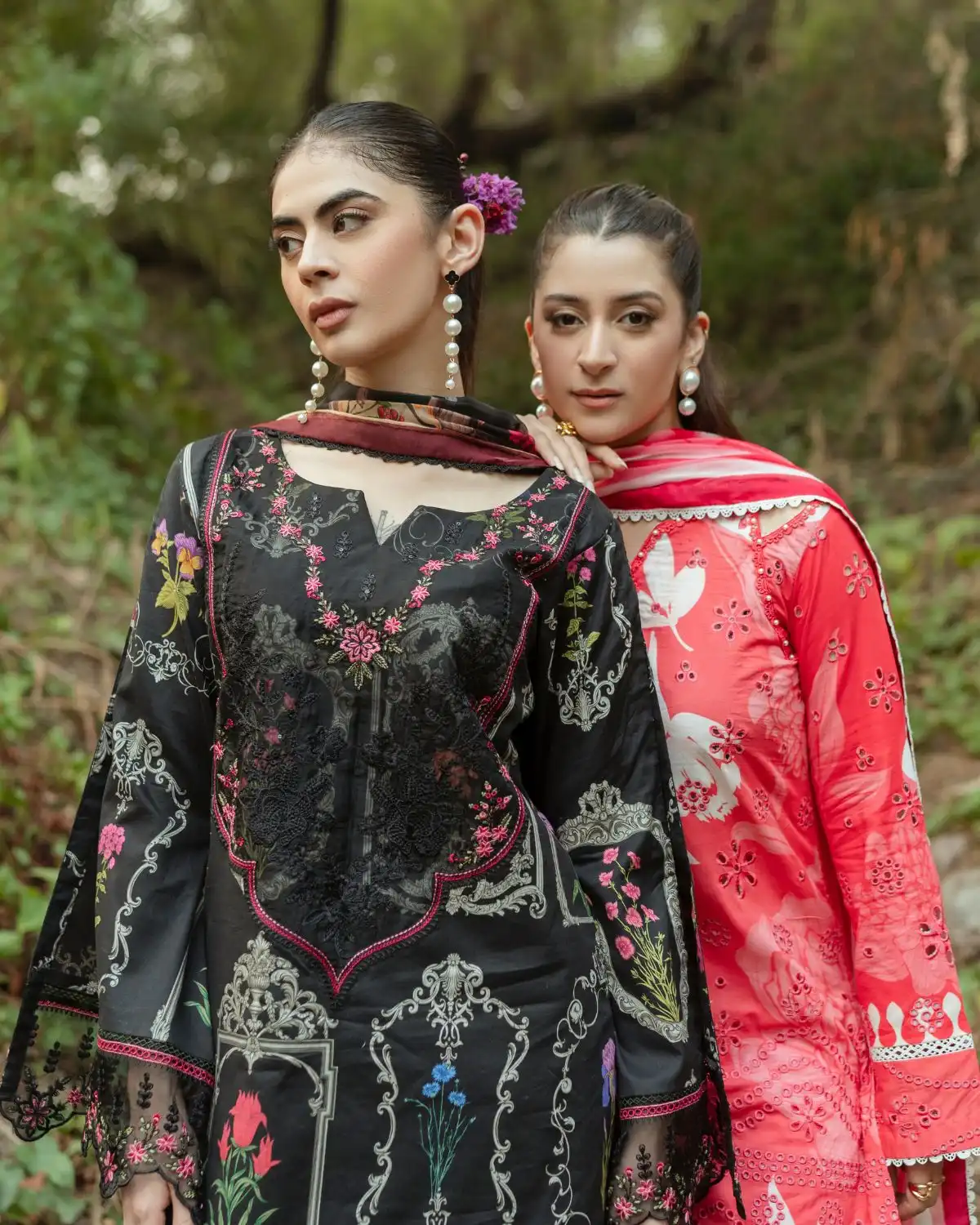 Gul Bahar By Inara Stitched 3 Piece Summer Suit-AZALEA DR-06 - Image 5