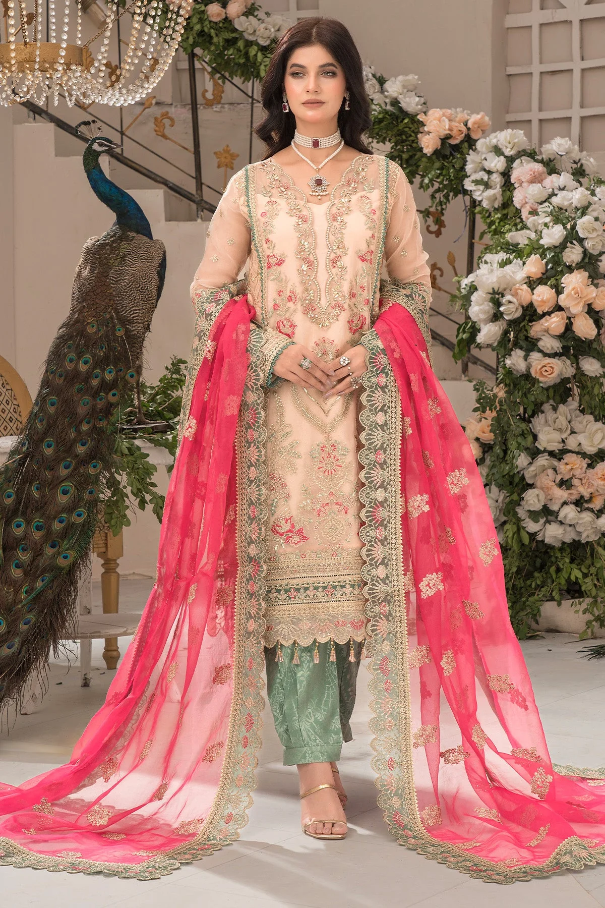 Dilkash By Imrozia Serene Stitched 3 Piece Formals Suit-IP-109 Saanvi - Image 3