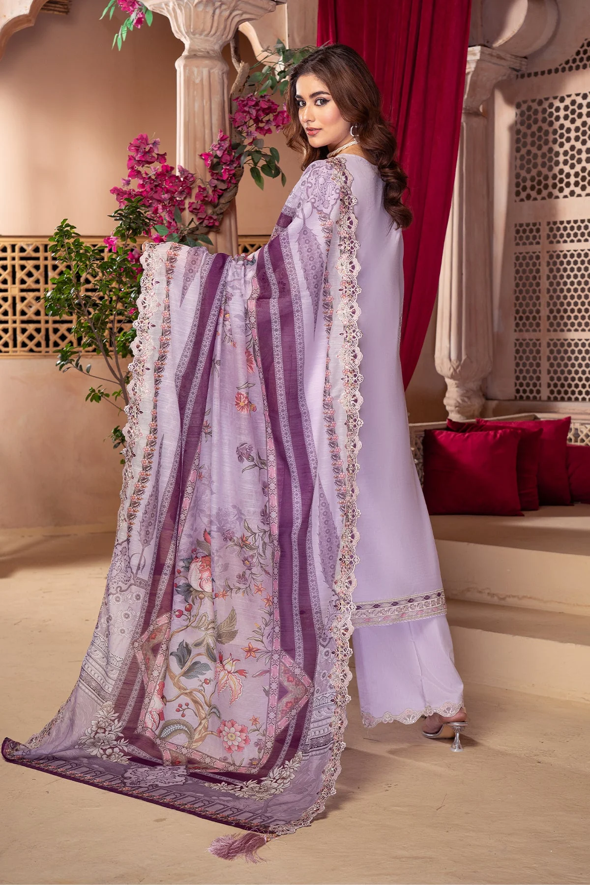 Raya By Imrozia Serene Stitched 3 Piece Winter Suit-IP-118 Eshita - Image 2