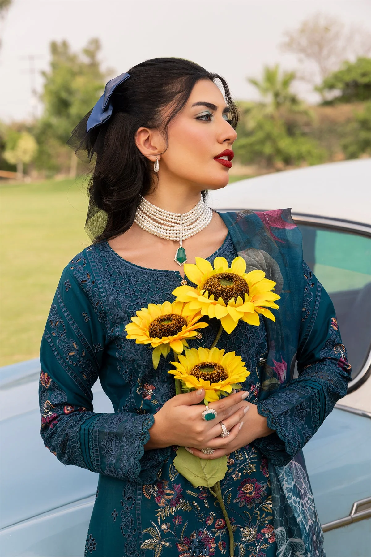 Rang E Bahar By Imrozia Serene Stitched 3 Piece Summer Suit-IP-129 AMISH - Image 4