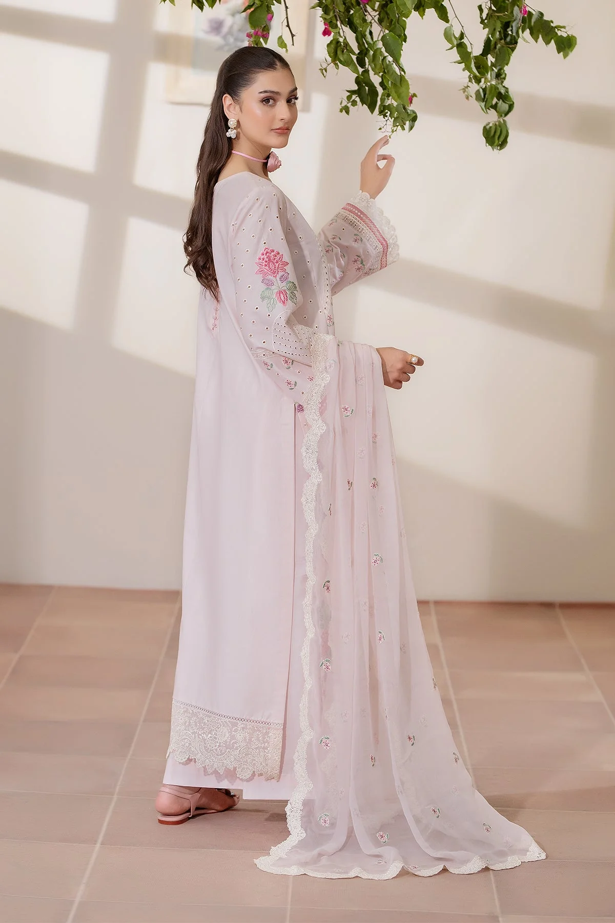 Rohi By Imrozia Serene Stitched 3 Piece Summer Suit-IP-142 Elham - Image 2