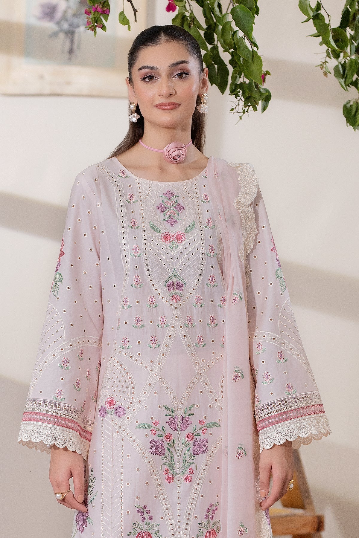 Rohi By Imrozia Serene Stitched 3 Piece Summer Suit-IP-142 Elham - Image 3