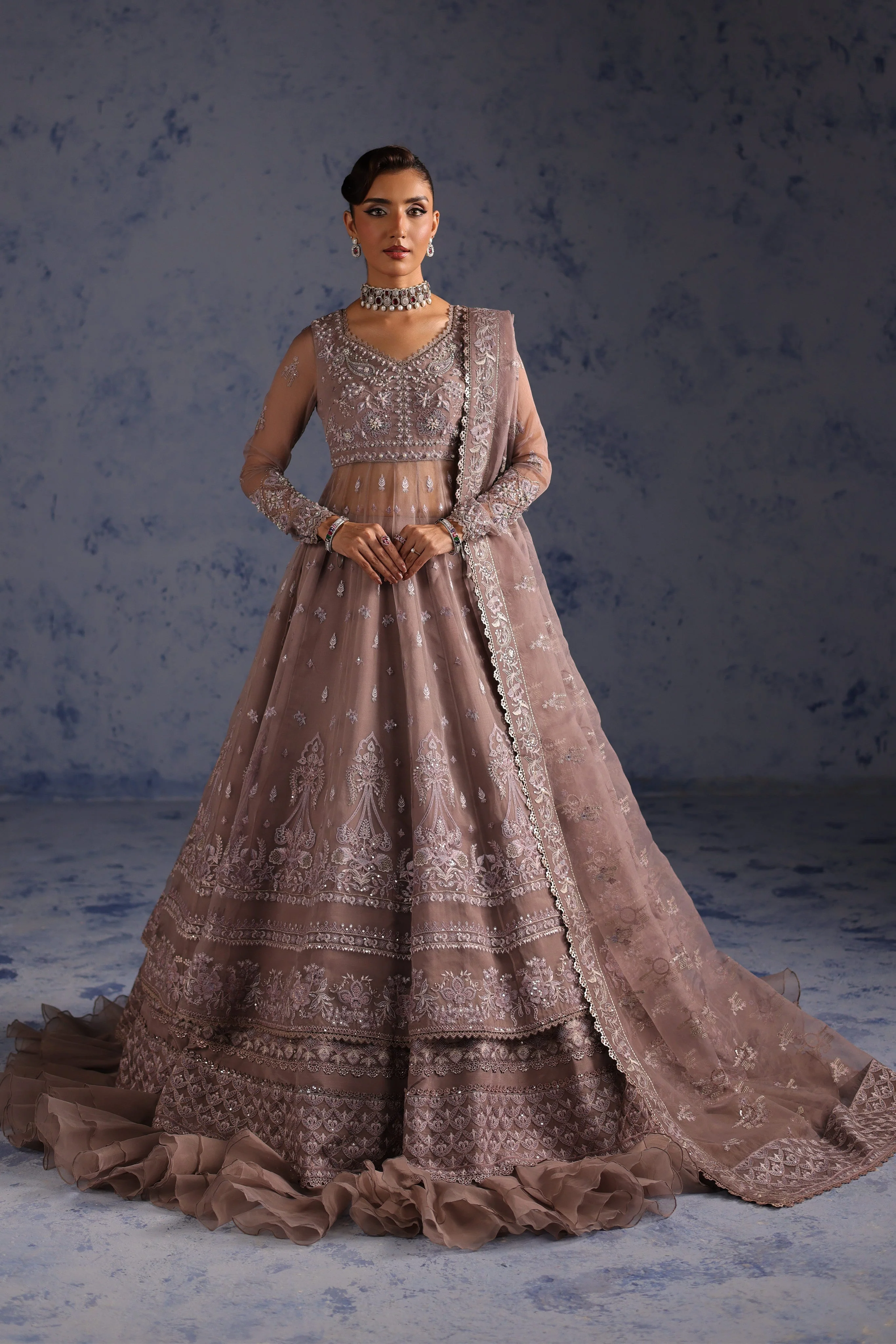 Amoris By Imran Ramzan Unstitched 3 Piece Luxury Formals Suit-Lavande Précieus