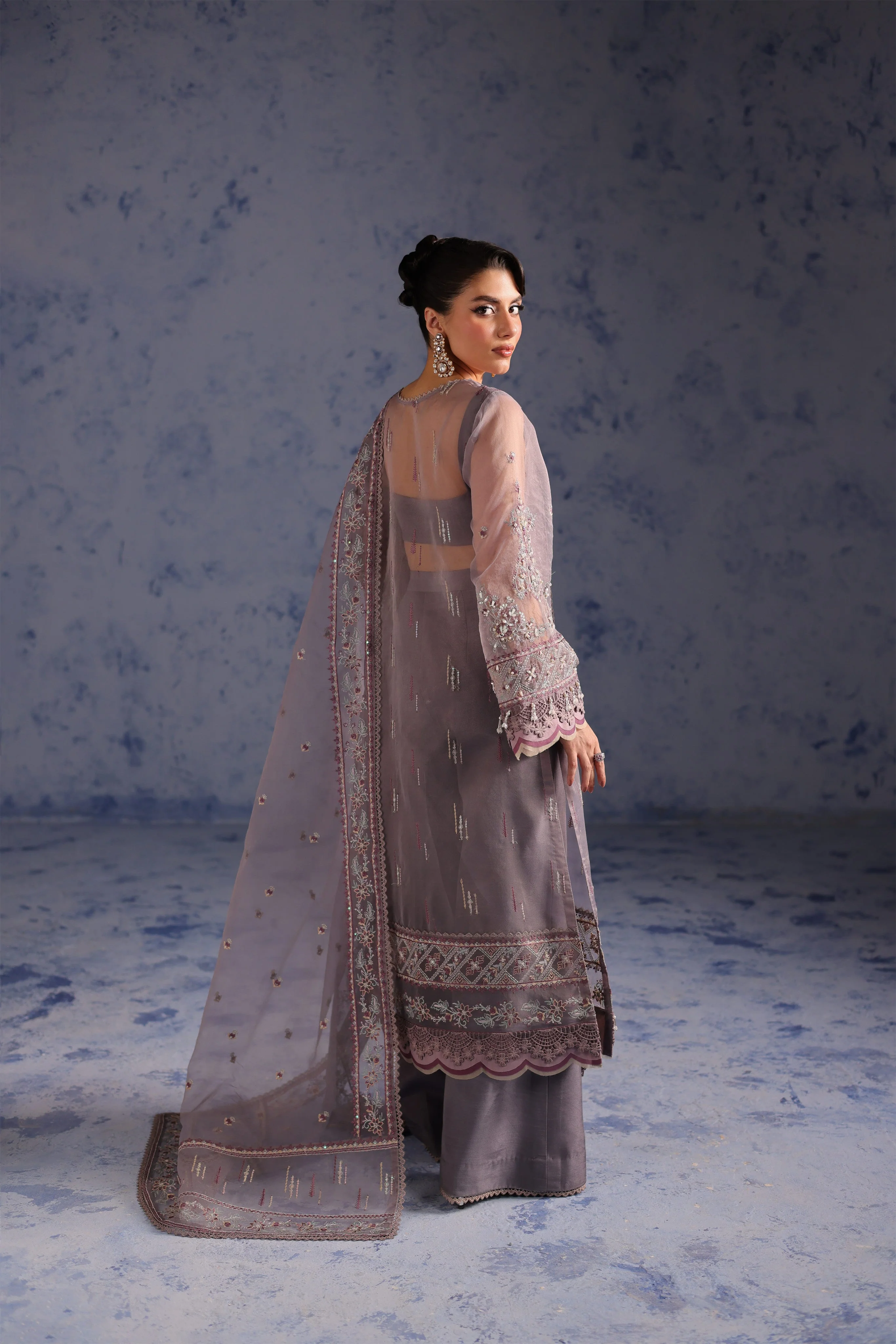 Amoris By Imran Ramzan Unstitched 3 Piece Luxury Formals Suit-Tonalità di Seta - Image 4