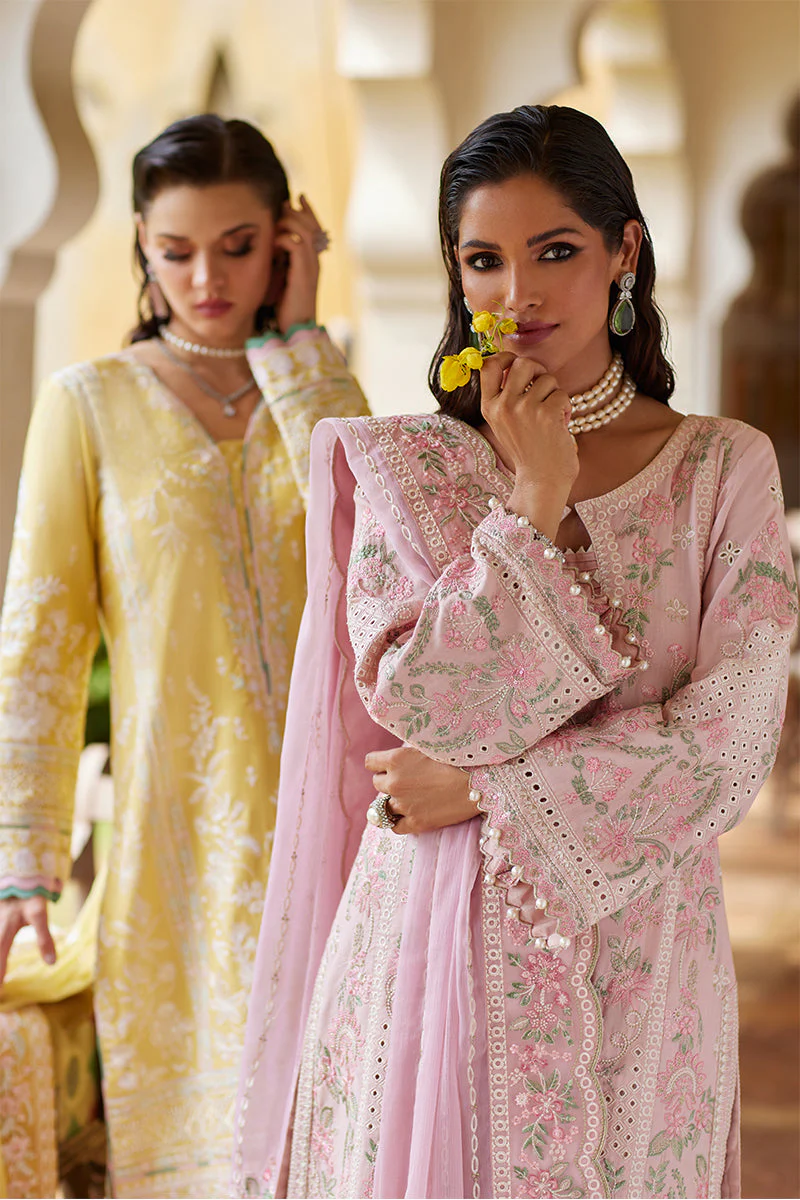 Gulaal Unstitched 3 Piece Luxury Lawn Suit-Iris - Image 7