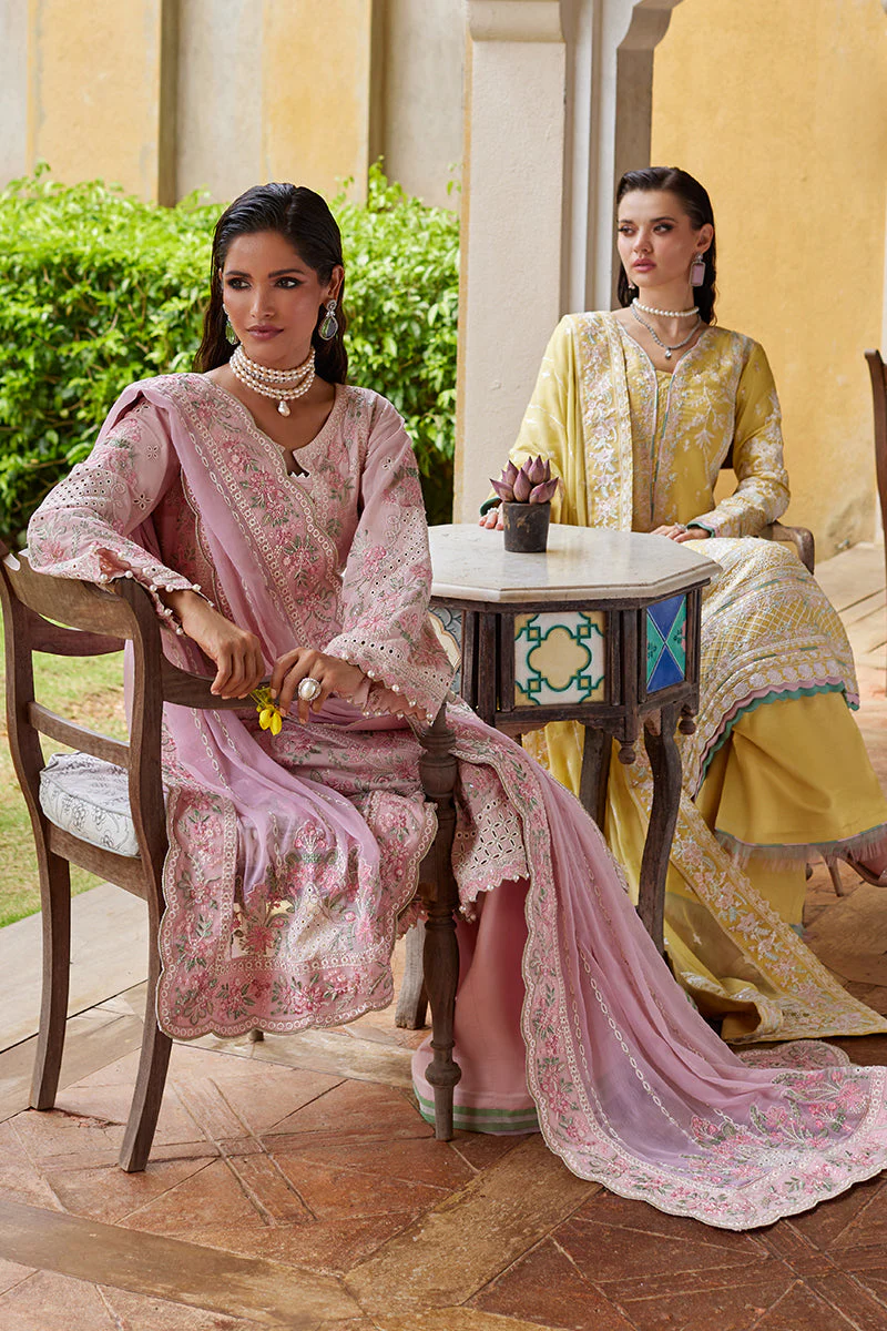 Gulaal Unstitched 3 Piece Luxury Lawn Suit-Iris - Image 9