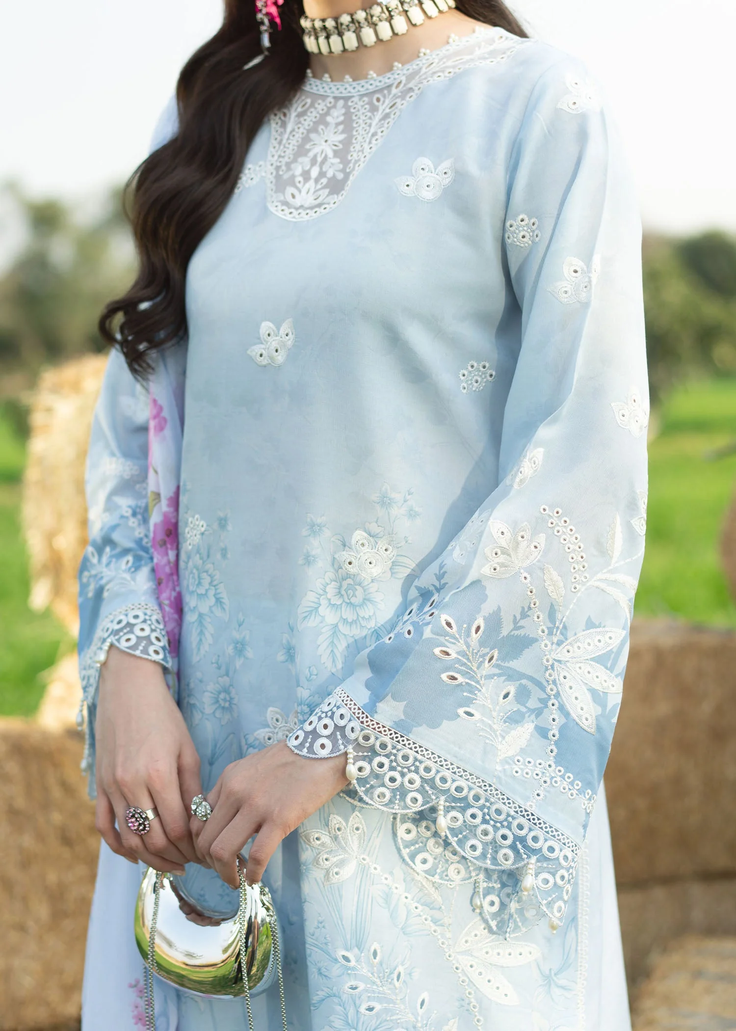 Printkari By Sardinia Unstitched 3 Piece Lawn Collection-Iris - Image 3