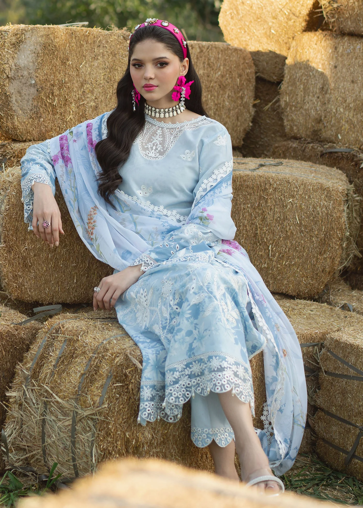 Printkari By Sardinia Unstitched 3 Piece Lawn Collection-Iris - Image 6