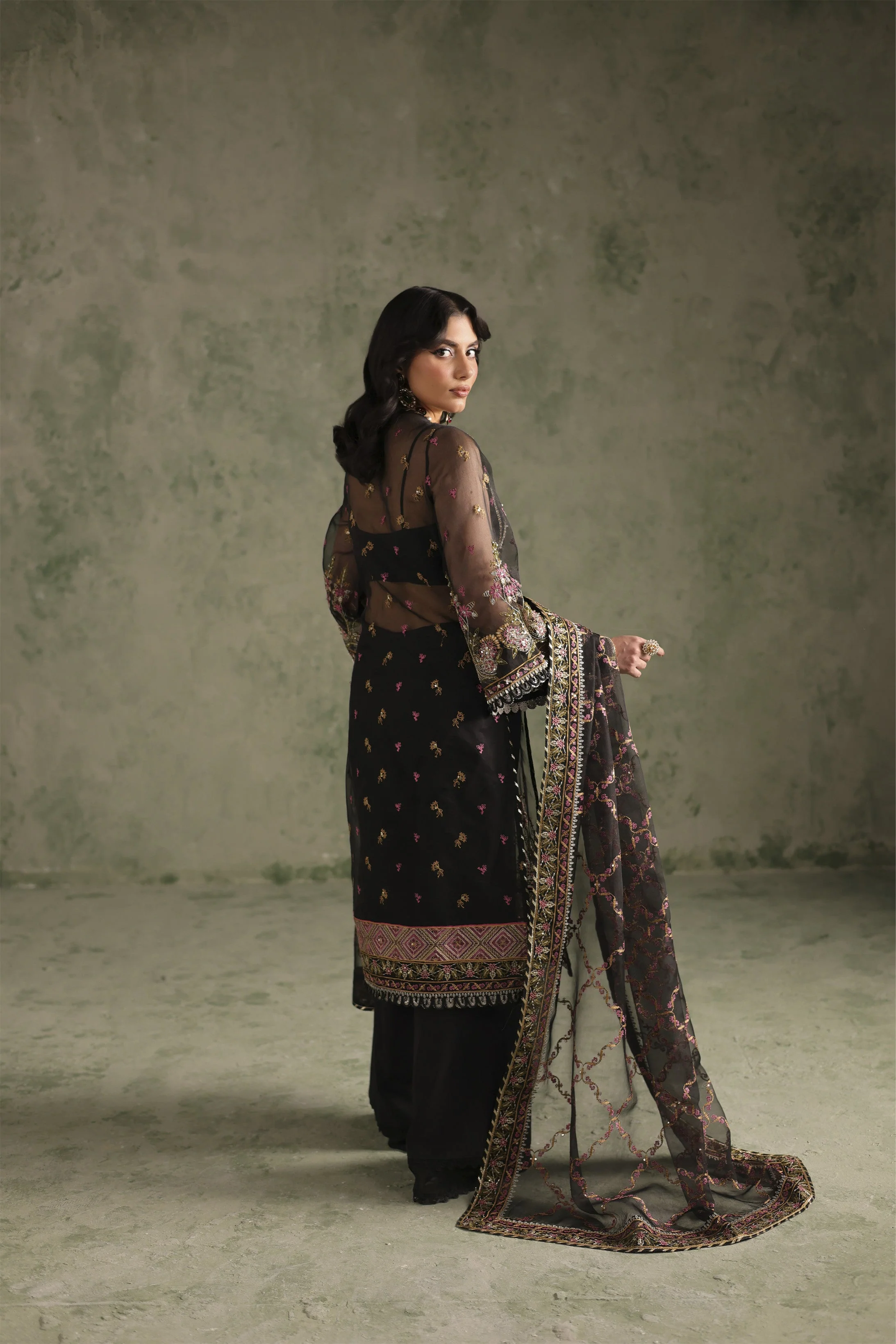 Esmeree By Imran Ramzan Unstitched 3 Piece Luxury Formals Suit-Ivresse Encanto - Image 3