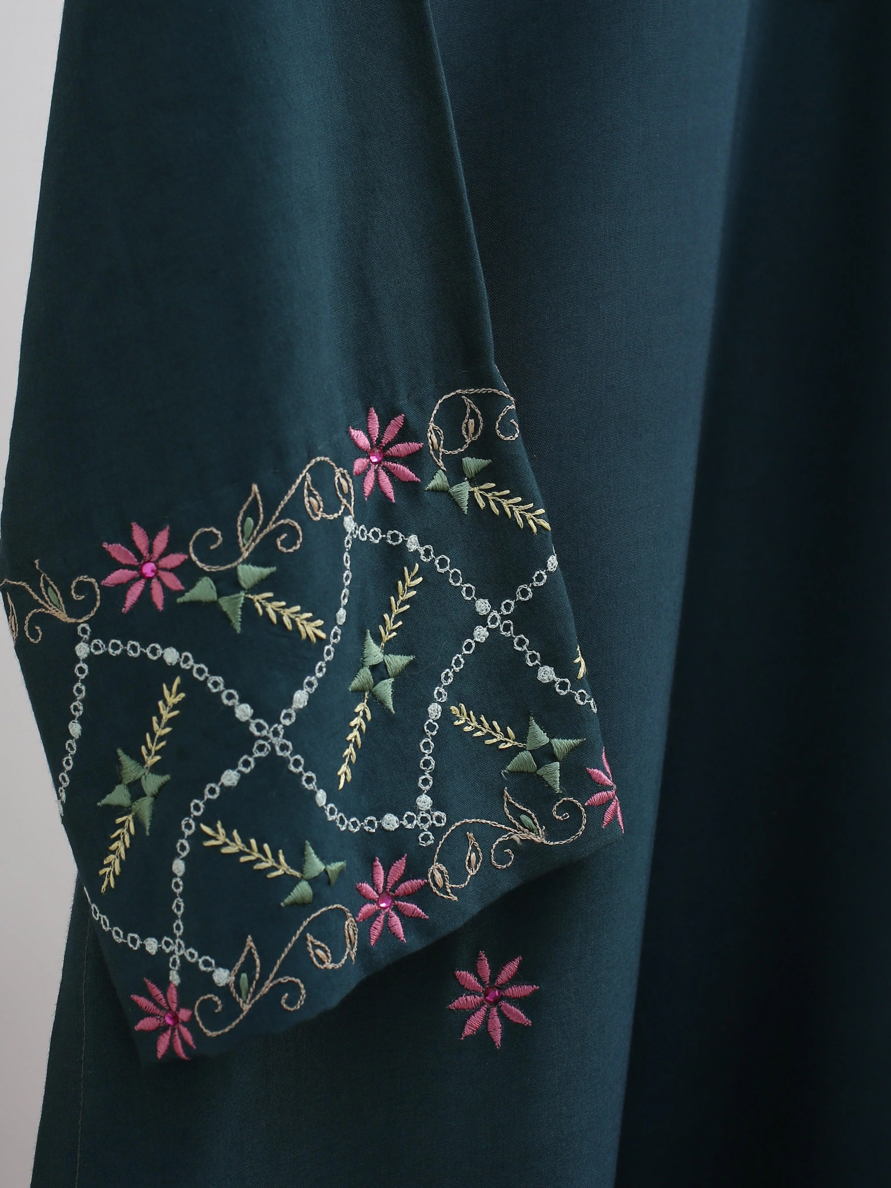 Samawi Stitched Kurta Suit-Jade Kurta - Image 3