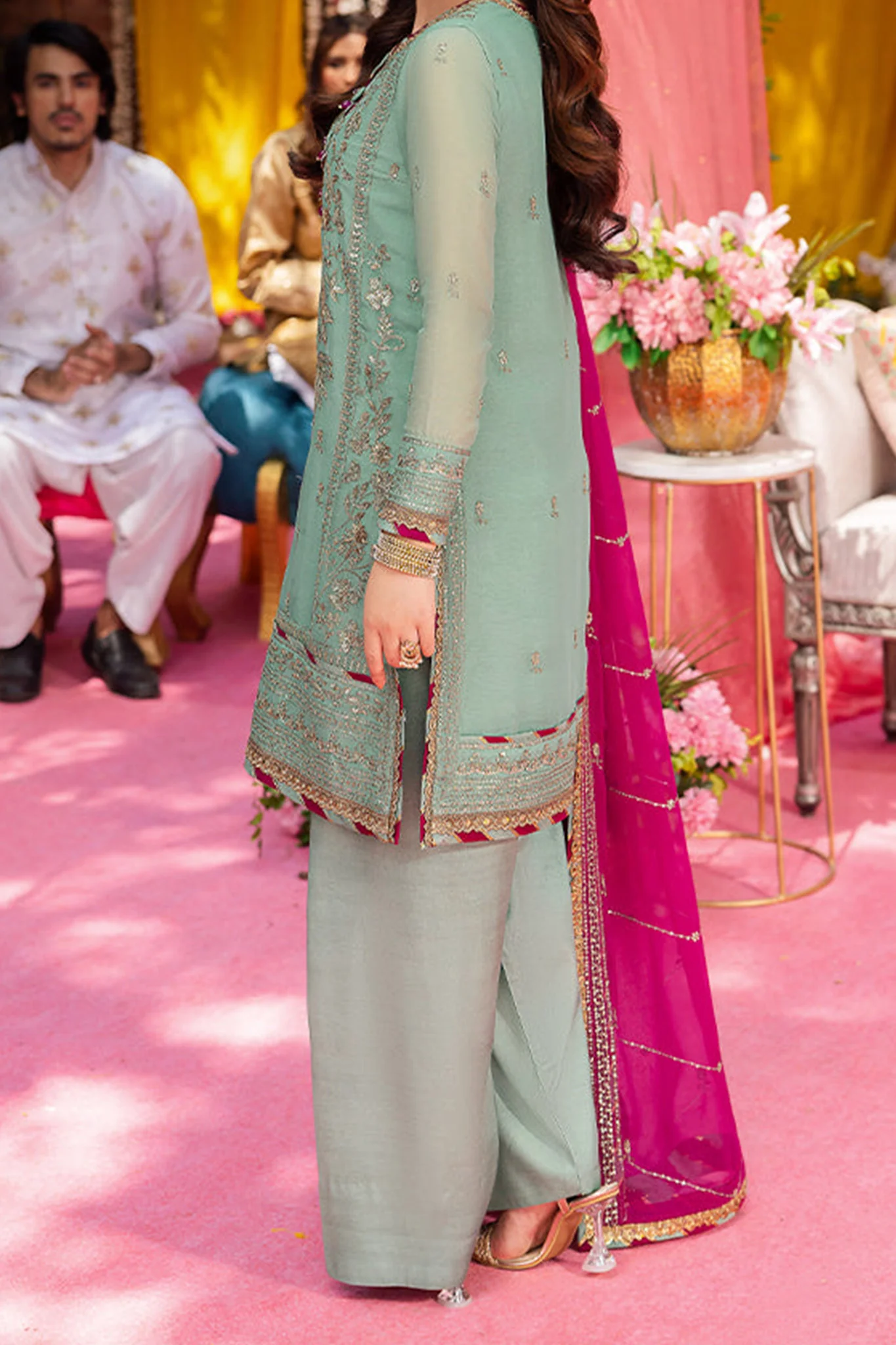 Jag Mag By Asim Jofa Unstitched 3 Piece Festive Formals Suit-AJMJ-08 - Image 4