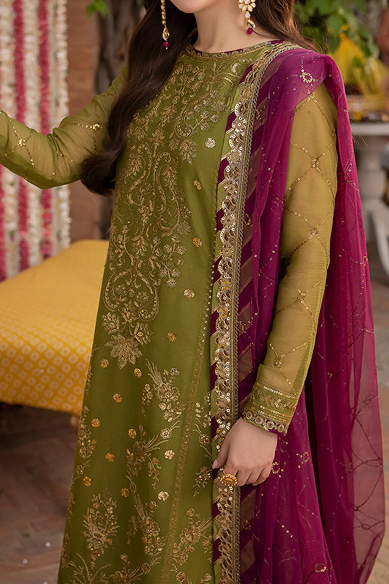 Jag Mag By Asim Jofa Unstitched 3 Piece Festive Formals Suit-AJMJ-16 - Image 3