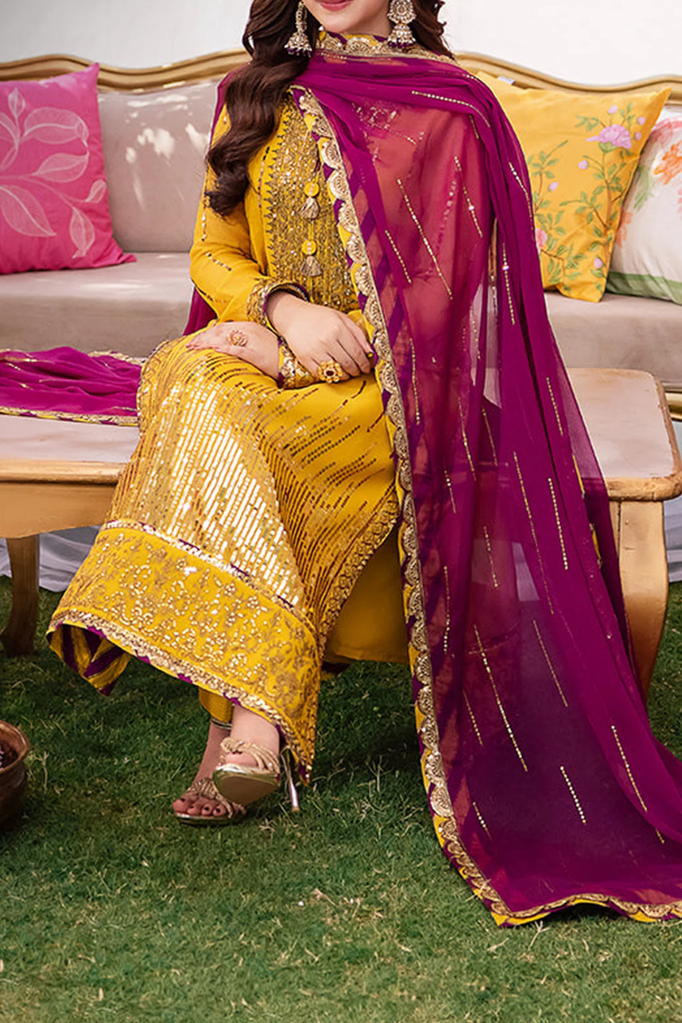 Jag Mag By Asim Jofa Unstitched 3 Piece Festive Formals Suit-AJMJ-20 - Image 3