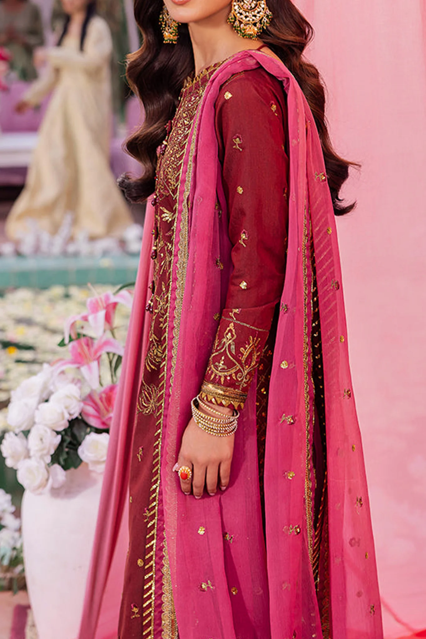 Jag Mag By Asim Jofa Unstitched 3 Piece Festive Formals Suit-AJMJ-22 - Image 3