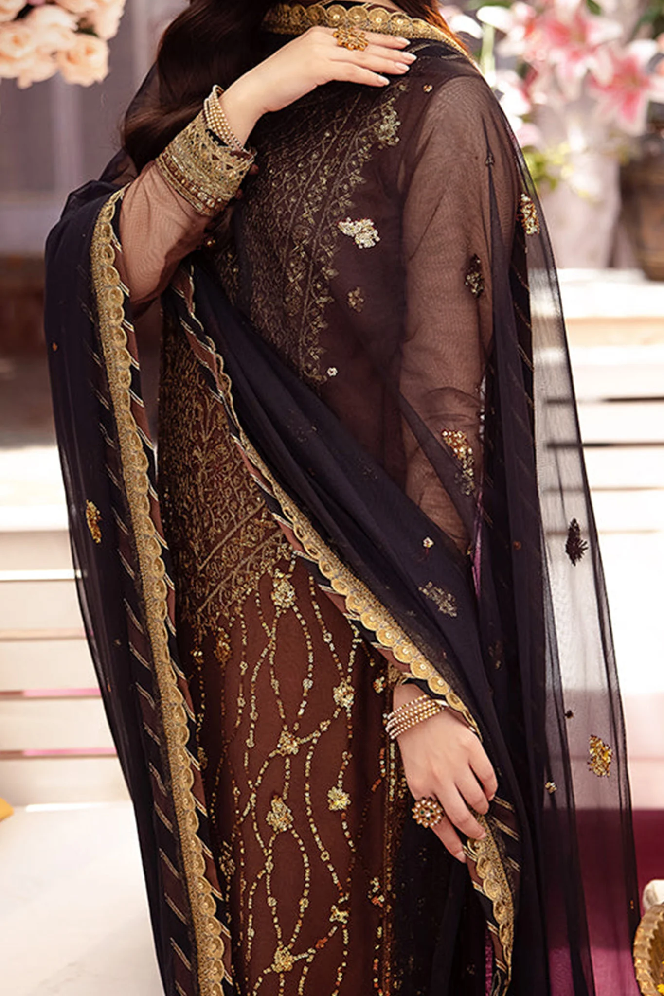 Jag Mag By Asim Jofa Unstitched 3 Piece Festive Formals Suit-AJMJ-24 - Image 2