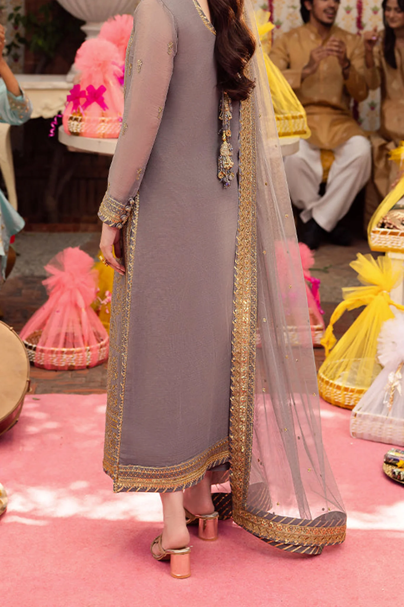 Jag Mag By Asim Jofa Unstitched 3 Piece Festive Formals Suit-AJMJ-27 - Image 5