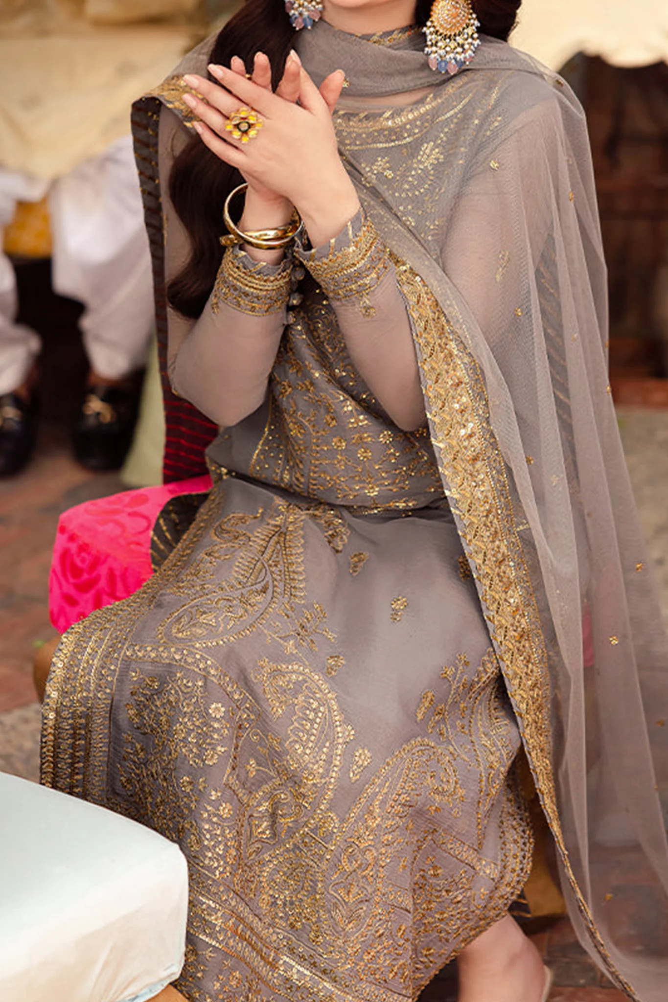 Jag Mag By Asim Jofa Unstitched 3 Piece Festive Formals Suit-AJMJ-27 - Image 8