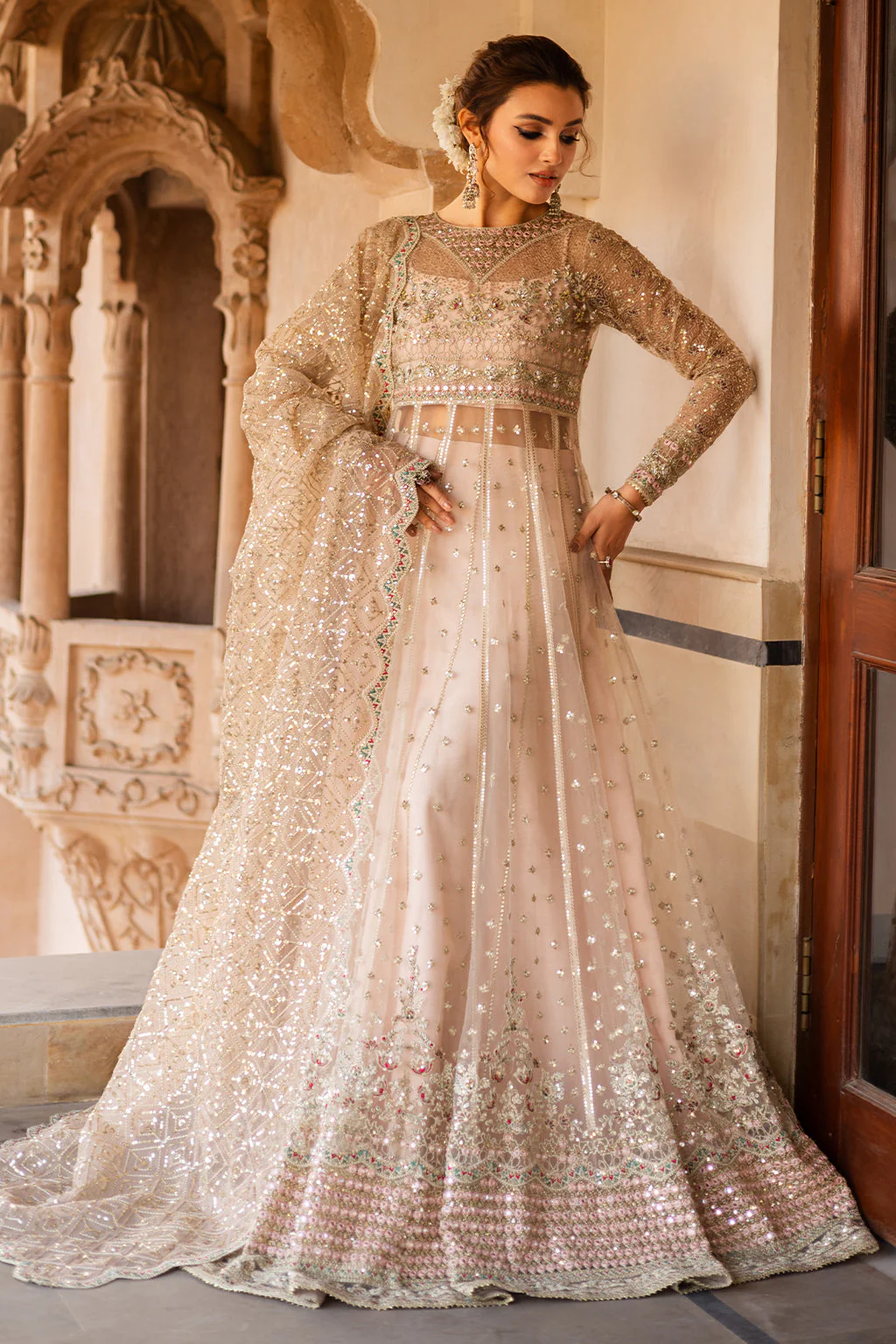 Jahan By Meeral Unstitched 3 Piece Formals Suit-JAHAANARA - Image 7