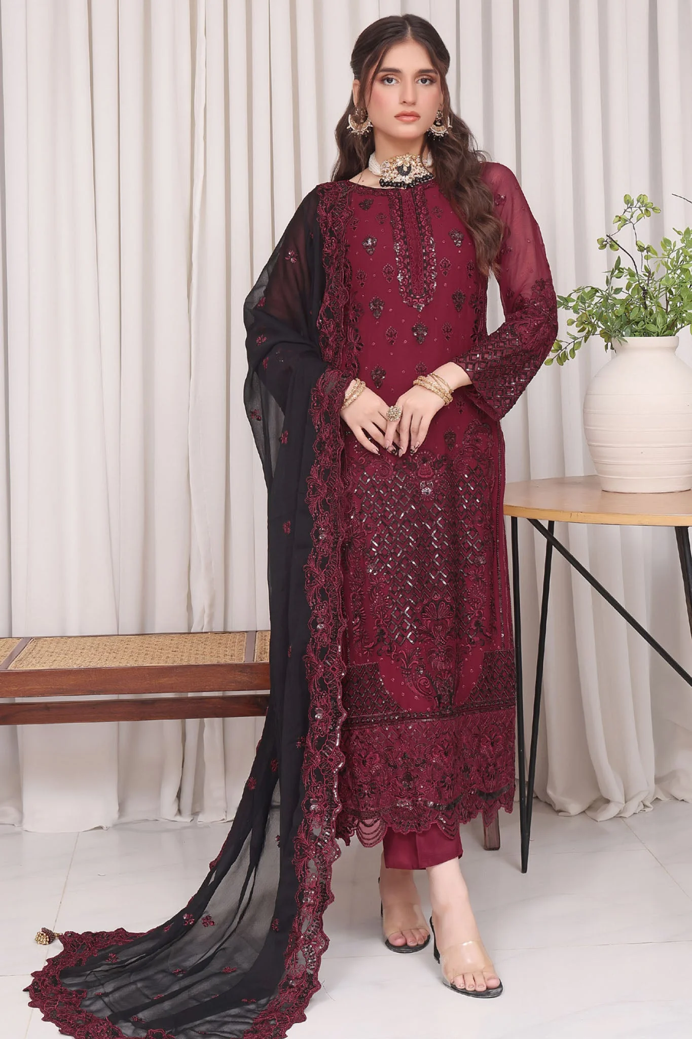 Jahanara By Soghat Stitched 3 Piece Formals Suit-Stitched-JHA-05