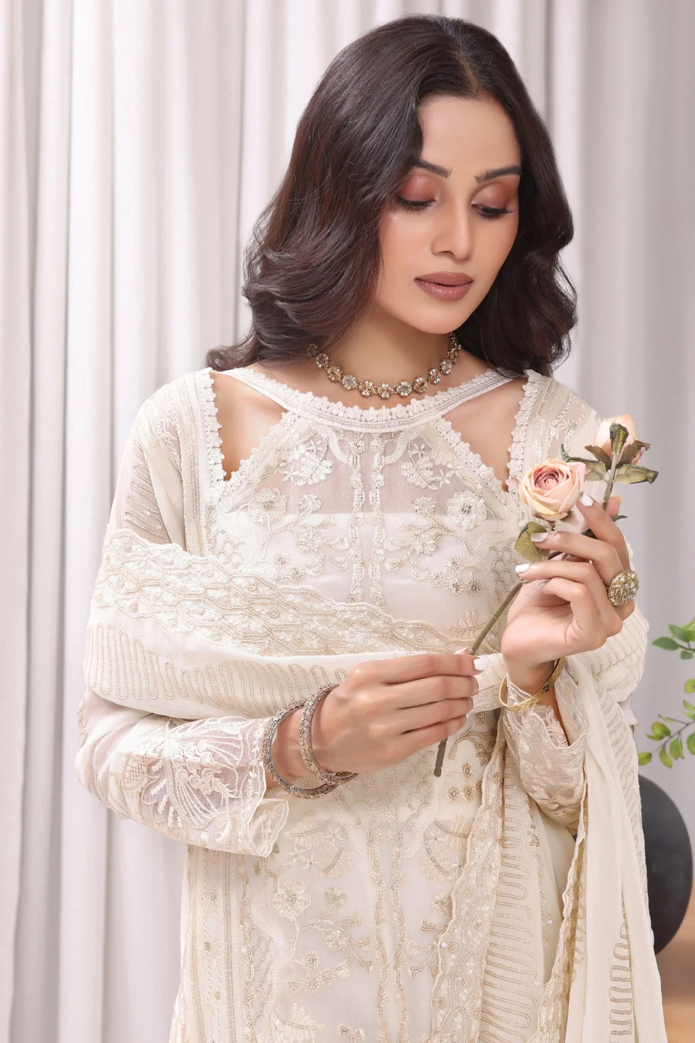 Jahanara By Soghat Stitched 3 Piece Formals Suit-Stitched-JHA-06 - Image 2