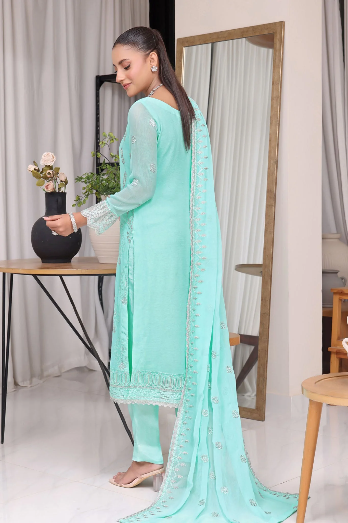 Jahanara By Soghat Stitched 3 Piece Formals Suit-Stitched-JHA-10 - Image 3