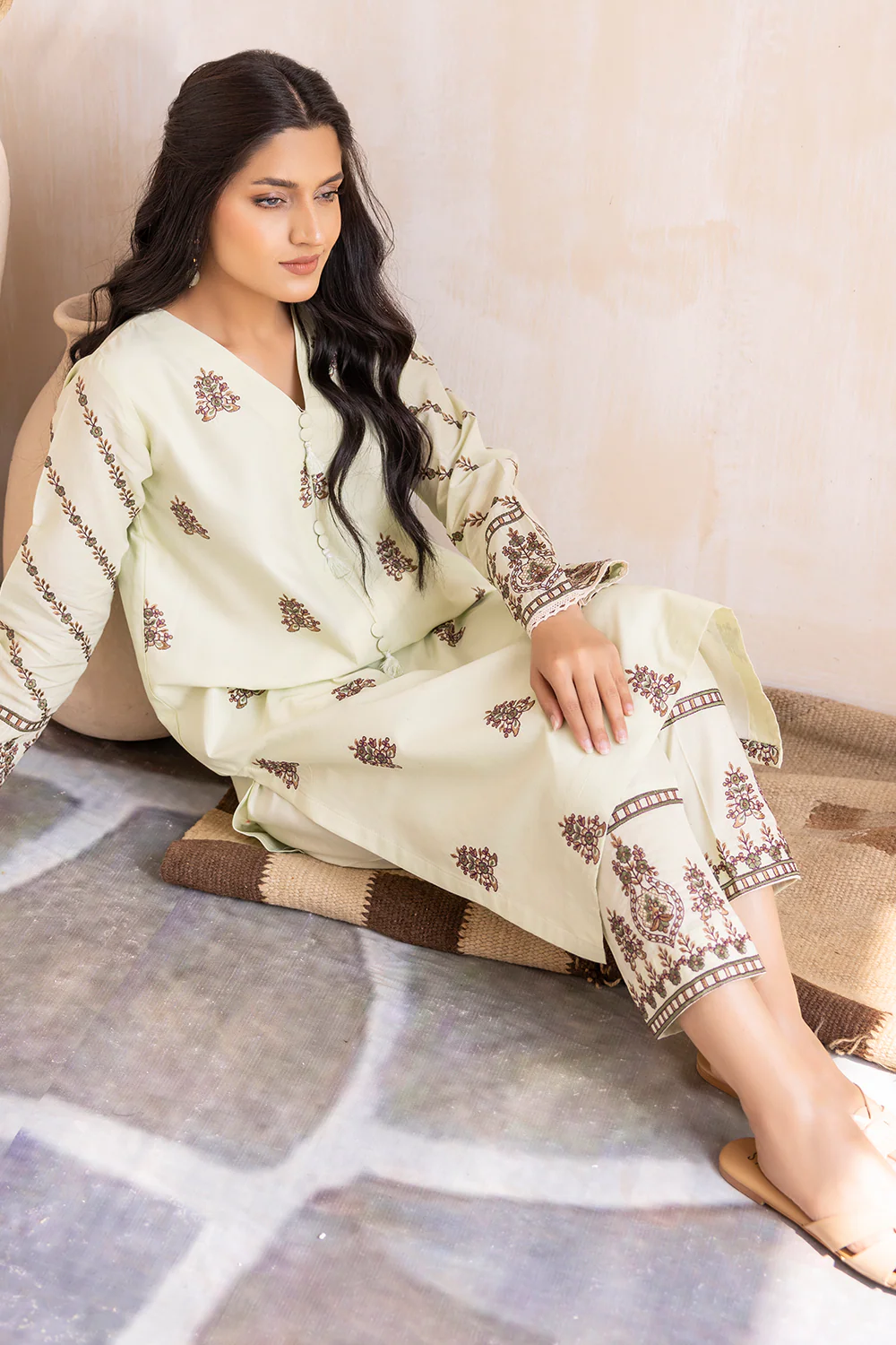 Janan By Esra Stitched 2 Piece Emb Lawn Collection-JN-23-06 - Image 3