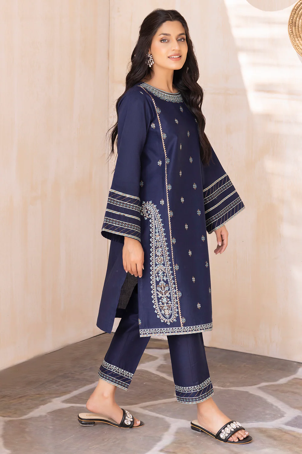 Janan By Esra Stitched 2 Piece Emb Lawn Collection-JN-23-07 - Image 3