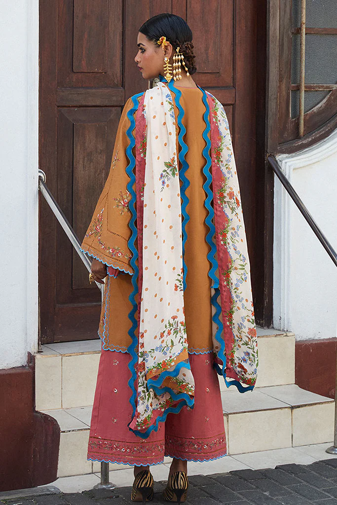 Jugnu By Hussain Rehar Unstitched 3 Piece Summer Collection-Nal - Image 3
