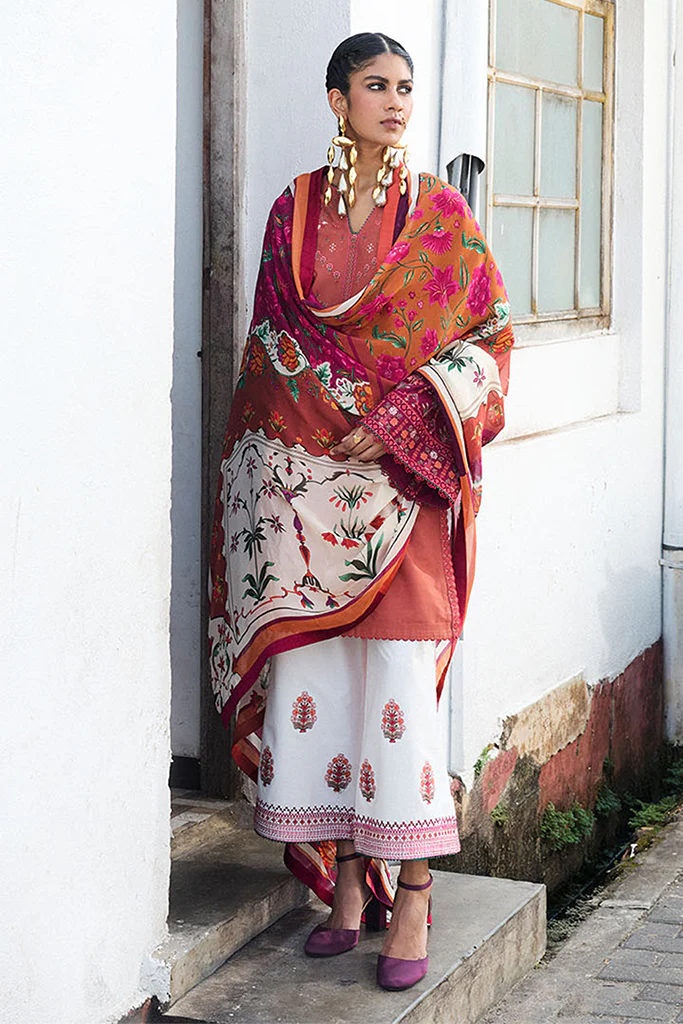 Jugnu By Hussain Rehar Unstitched 3 Piece Summer Collection-Panjnad - Image 3