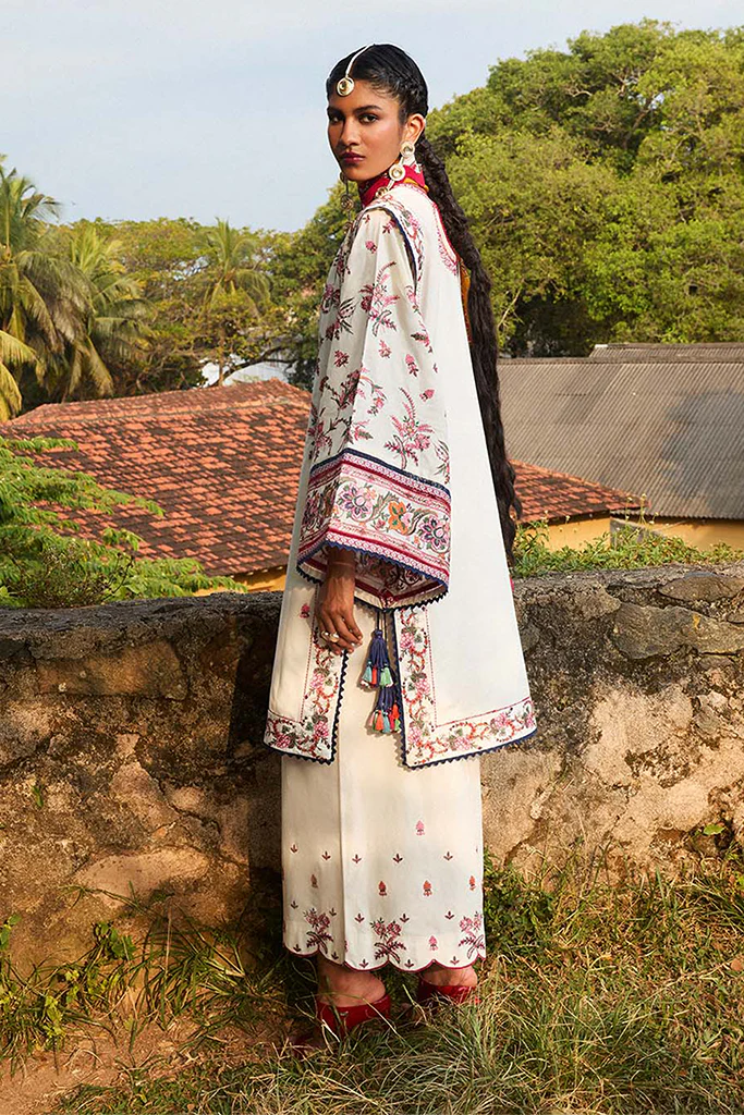 Jugnu By Hussain Rehar Unstitched 3 Piece Summer Collection-Tibet - Image 3