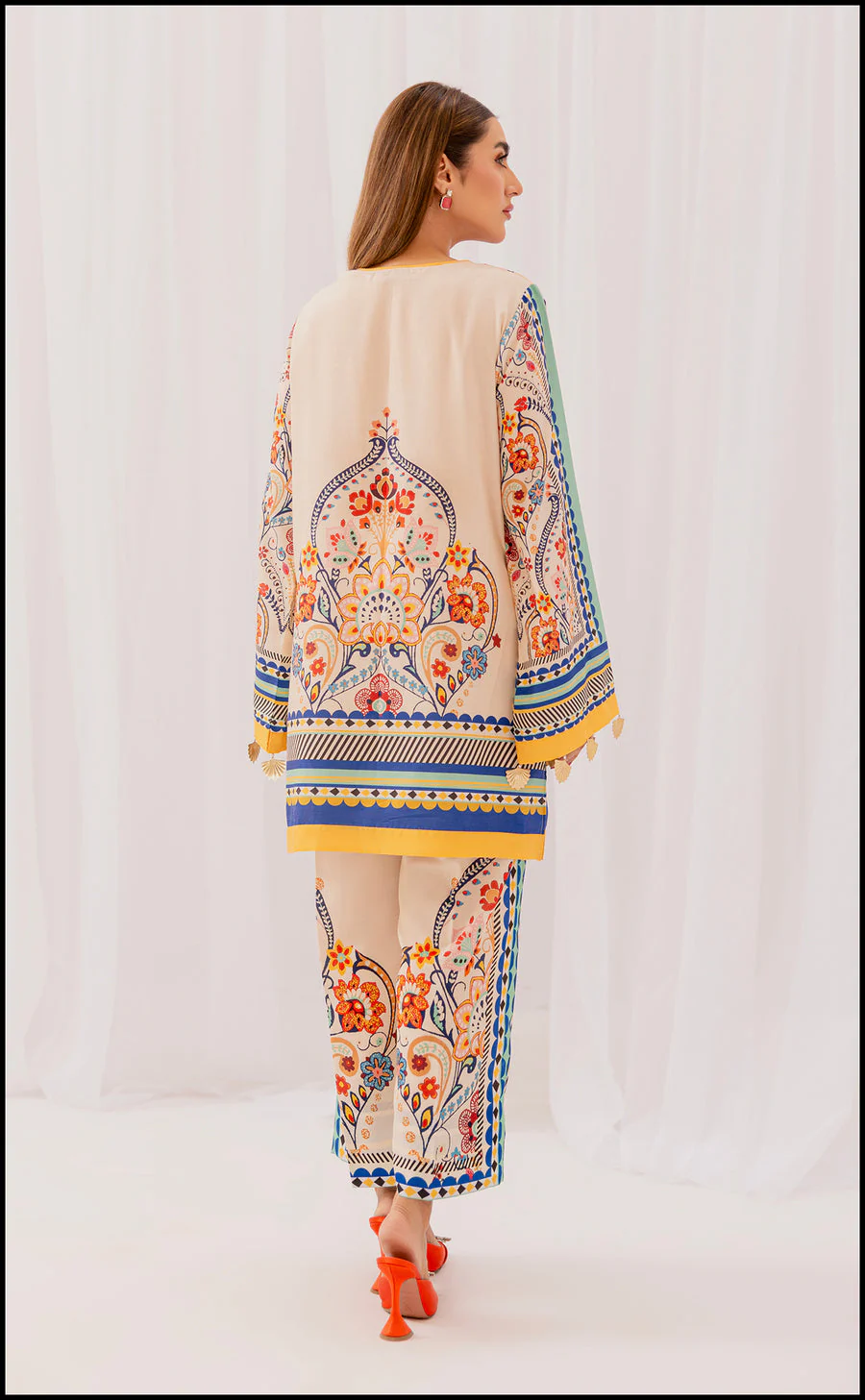 Midway Arts Stitched Co Ords Suit-Kaira - Image 4