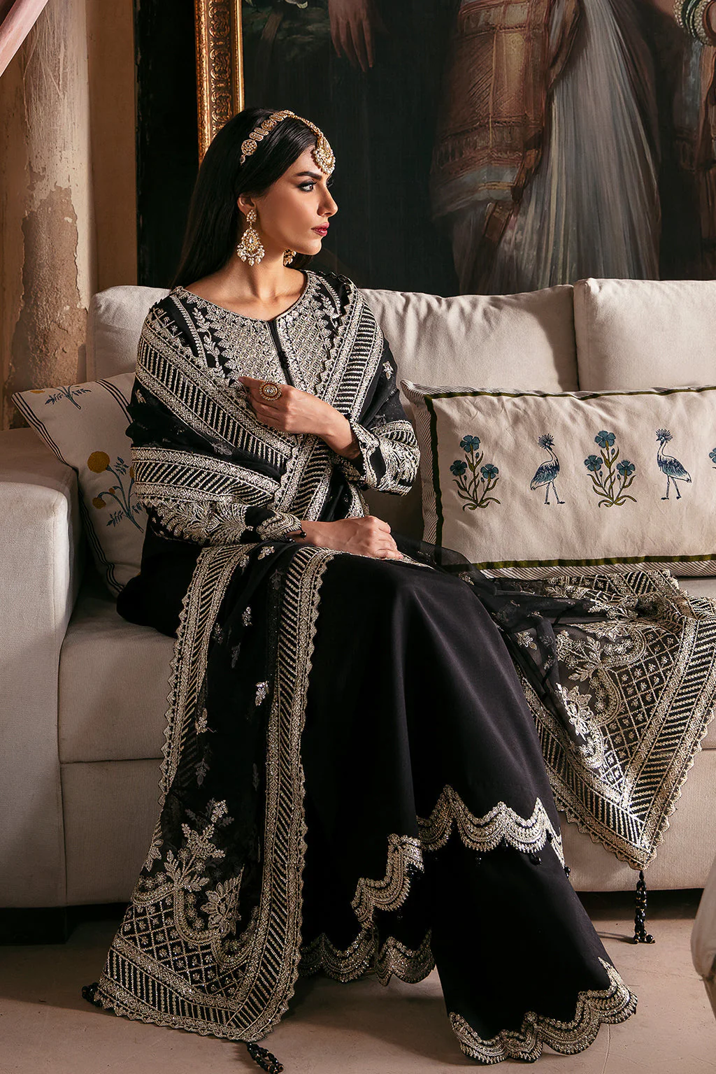 Singhaar By Meeral Unstitched 3 Piece Formals Suit-KAJAL - Image 5
