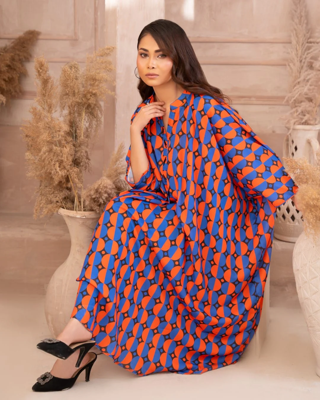 Ayla Studio Stitched PRINTED ESSENTIAL 1PC - Kaleidoscope - Image 5