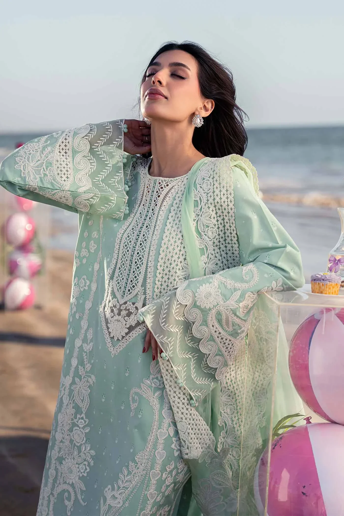Kashaf By Mariam Malik Unstitched 3 Piece Luxury Emb Lawn Suit-KS-06 CYRA - Image 2
