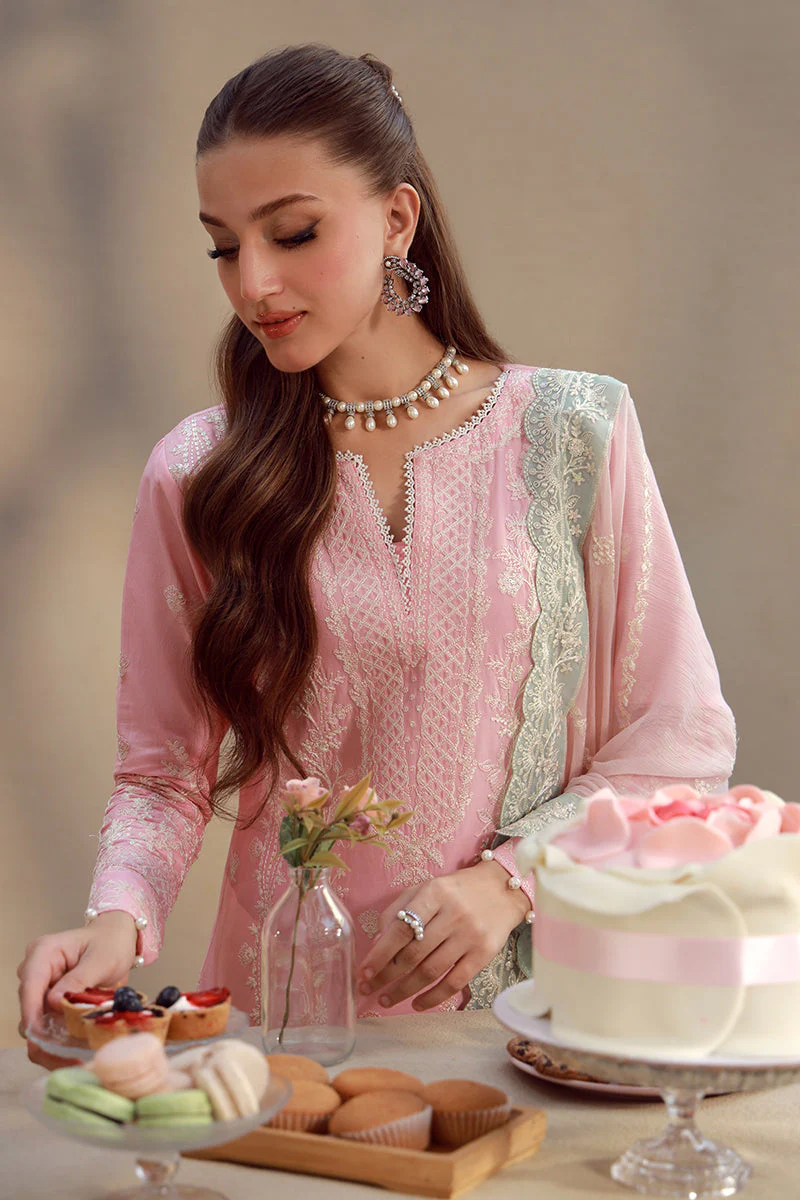 Gulaal Stitched 3 Piece Festive Lawn Suit-Kavya - Image 3