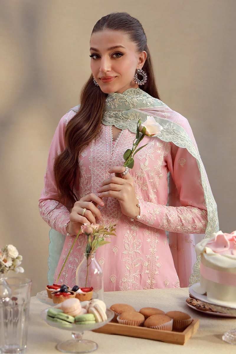 Gulaal Stitched 3 Piece Festive Lawn Suit-Kavya - Image 4